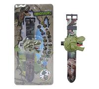 Genérico Dinosaurio de proyección - Reloj con proyector de Dinosaurios - Relojes con proyector Especiales para niños con Correa de ABS | Relojes Especiales con proyector con Correa de ABS, Juguete