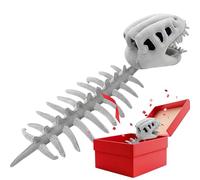 Genérico Dinosour Skeliton Plushy Wearabel Head Peice Doll Funny Toy Gift For Halloween Cristmas Present Birthday Party Accessorries Imaginative Play Props Animal Head Dress Soft Stuffed Bone Decor