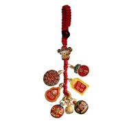 Genérico Dios del de la riqueza, God of Wealth Bag Pendse | Keychain Charm Creative Wealth God Colgante,Mochila Caja de telefonía telefónica Noventa recuerdo coleccionable para colegas, amigos