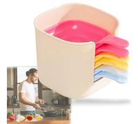 Genérico Dipping Sauce Plate & Holder Set, Multifunctional Dipping Sauce Holder, Can Be Used As Dip, Snack, Dessert, Fruit, Seasoning, Side Dish, Etc (Multicolor)