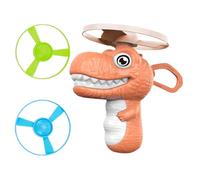 Genérico Disc Flying Toy - Interactive Cat Fetch Toy | Funny Dinosaur Launcher with 3 Propeller Spinners, Tracking & Hunting Toys for Kittens & Dogs, Indoor Outdoor Yard Garden Game,