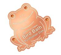 Genérico Disco de Cobre para Baño de Aves,Cobre Universal con Figura de Animal - Disco Limpiador para Baño Aves - Decoración de Exteriores al Aire Libre en Jardín, Patio, Balcón, Césped y