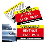 Genérico Disco De Divertido: 50 Avisos por Mal, Tarjetas De Infracción De, Bromas Ridículas por Múltiples Motivos, Tarjetas Divertidas De Accesorios para El Auto