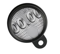 Genérico Disco De Impuesto para Moto | Porta Matrícula Scooter - Disco Multiusos Anticorrosivo para Scooter Motocicleta Bicicleta