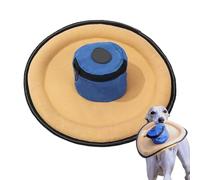 Generico Discos voladores para cachorros, volante reflectante con bolsas para aperitivos, juguete de lanzamiento de disco ligero para perros | para perros de todos los tamaños para parque, playa y