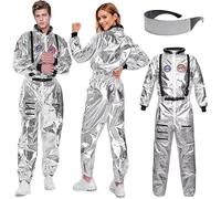 Genérico Disfraces Astronautas para Fiestas de Carnaval, Disfraz Espaciales para Adultos, Disfraces de Halloween para Hombre, Disfraz para Hombre Mujer Juegos de Rol