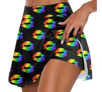 Genérico Disfraces Carnaval Mujer - Falda Estampada De Entrenamiento Informal Diario para Mujer Falda Corta De Tenis Yoga Deporte Falda