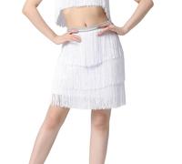 Genérico Disfraces De Carnaval Mujer - Falda Traje De Actuación Bordado con Lentejuelas Disfraz De Actuación De Swing