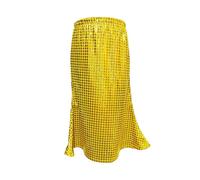 Genérico Disfraces De Carnaval para Niñas - Falda Plisada Metálica Brillante para Niñas Y Adultos Disfraz De Fiesta De Baile De Ballet