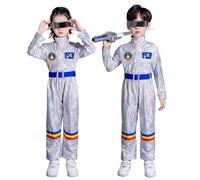 Genérico Disfraces De Carnaval Para Niños Future Tech Astronauta Disfraz For Niños Space Vestido Up Juego De Fingir Fiesta Performance Outfit Perfecto Para Juegos De Rol