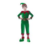 Generico Disfraces de Navidad para Niños,Vestido de Elfo De Santa Claus | Ropa de Cosplay para Niños para temáticas Actuación Actuación Fotografía Disfraz de Navidad