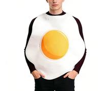 Genérico Disfraces Halloween | Cosplay Divertido Tocino Huevo Pescado | Trajes de Juego de Roles Alimentarios | Para Creadores de Contenido de las Redes Sociales, Rendimiento de Halloween