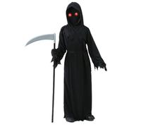 Genérico Disfraces Infantiles Aterradores Accesorios de cosplay de segador | Traje de Cosplay de Halloween Para Niños Y Niñas Cosplayers Carnaval Mascarada Actuación Escénica Evento Temático Obra
