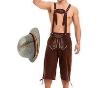 Generico Disfraces para Hombres para - Ropa Masculina para,Trajes bávaros para Festival de Cerveza Eventos Culturales Alemanes y Encuentros Familiares Regalos para Padre y Novio
