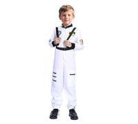 Genérico Disfraz Astronauta Niño Mono Espacial. Traje De Cosplay Para Niños Y Niñas En Fiestas De Disfraces. Ropa Rol Para Halloween. Disfraz Carnaval Explorador Galáctico