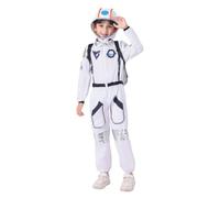 Genérico Disfraz Astronauta Niño Traje Espacial Con Mochila. Ropa De Cosplay De Piloto Y Cohete Para Escuela. Vestuario Rol Para Niños. Disfraz Carnaval Explorador Lunar. Regalo Original