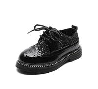 Genérico Disfraz Carnaval Niño Zapatillas versátiles a la moda para niños, rendimiento lúdico, zapatos con cordones y slip on suela flexible para uso diario niños de 4 a 14 años, Le Noir, 32 EU