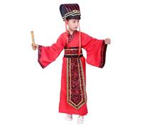 Genérico Disfraz Chino Niño Túnica Antigua China De Corte para Niños Disfraz De Cosplay Hanfu para Niños 2 A 18 Años