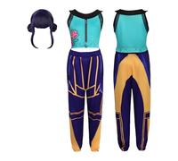 Genérico Disfraz Cosplay Anime De Halloween, Traje De Falda De Camisetas De Miras Con Set Completo, Estallido De Estelares Pop Para La Presentación Del Festival De Carnaval De La Fiesta