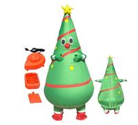 Genérico Disfraz de árbol de Navidad - Disfraz inflable para adultos | Diseño que llama la atención, para cumpleaños, drama, desfile, cosplay, adolescentes, hombres, mujeres, amigos, fiesta familiar.
