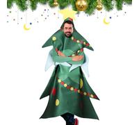 Genérico Disfraz De Árbol De Navidad Para Adultos | Gracioso Transpirable | Traje Navideño Con Forma De Árbol Para Adultos | Para Actores Novio Amigos Mayores Familia Cumpleaños Reunión