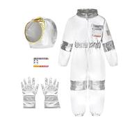 Genérico Disfraz De Astronauta Para Niños,Ropa de Disfraz de,Accesorios Para Cosplay Y Carnaval | Para Niñas En Eventos Navidad Mascarada Obras Escolares Concierto Carnaval Actuaciones Teatrales