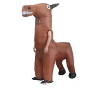 Genérico Disfraz De Caballo Inflable - de Fantasía para Festival Hinchable - Traje De Caballo Para Fiestas Temáticas - Para Hombres Mujeres Amantes Amigos Niños