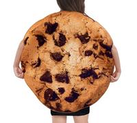 Generico Disfraz de Cookie | Unisex Adult Funny Novelty Food Theme,Women Men Dress Up Costume | for Festival Role Play Masquerade Party Holiday Carnival Stage