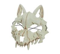 Genérico Disfraz De Cráneo De Lobo Para Halloween | Máscara de Terror para la Cabeza - Disfraz de Cosplay de Miedo para Halloween Hombres Mujeres Niños Casas Encantadas Teatro Fiestas