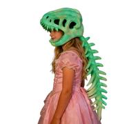 Generico Disfraz de dinosaurio esqueleto luminoso de peluche | Ropa de disfraz,Ropa Esqueleto para Halloween - Para Adultos Espectáculos temáticos Ferias de Cómics Casa de Espectros Recite