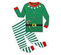 Genérico Disfraz De Elfo Niño, Navideño con Accesorios para Niño Elfo Navidad - Disfraz Duende Traje Niños Y Divertidos Accesorios para Fiestas, Carnaval Y Navideño 2-12 Años