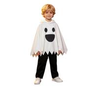 Generico Disfraz de fantasma para niños, juego completo con pantalones para Halloween, disfraz de espíritu para niños, ideal para fiestas de Halloween, cosplay, carnaval y fiestas de disfraces