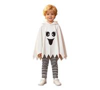 Generico Disfraz de fantasma para niños, juego completo con pantalones para Halloween, disfraz de espíritu para niños, ideal para fiestas de Halloween, cosplay, carnaval y fiestas de disfraces