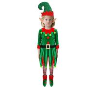 Generico Disfraz de Navidad - Vestido de Papá Noel - Ropa para de hombre mujer niños niñas carnaval Performance Cosplay Accesorio