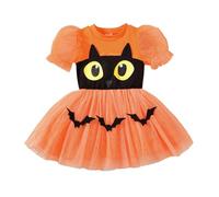 Genérico Disfraz De Novia Cadaver Niña, Vestido De Fiesta De Halloween para Niñas Pequeñas Traje De Malla con Capas Empalmadas para Celebración De Disfraces De Bebés Y Niños Pequeños