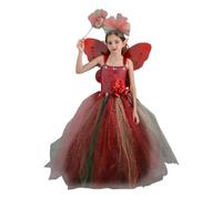 Genérico Disfraz De Para Niñas Falda Alas Diadema De Cosplay Halloween | Disfraz De Infantil Halloween Para Vacaciones Cumpleaños Celebraciones Eventos Sesiones De Fotos Y Desfiles