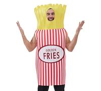 Generico Disfraz de Pata Francesa - Disfraces de patatas fritas para adultos, disfraz de patatas fritas de Halloween | Halloween Cosplay Party Dress Up Costumes, Halloween Role Play, cosplay vestidos