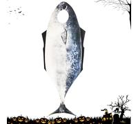 Genérico Disfraz De Pescado Traje De Halloween: Acogedor Disfraz De Vestir De Animales Para Adultos Festival Festival Cosplay Partybring Risas Y Para Halloween Y Festivales Celebración