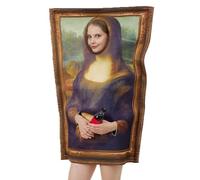 Genérico Disfraz de pintura famosa - Disfraz de 35 cm Mona Lisa - de Famoso - mono creativo con estampados de arte icónicos | Funny Cosplay Outfit in Fiber Blend para fiestas Festivales de Hall