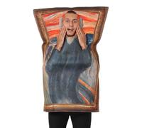 Genérico Disfraz de Pinturas Famosas Disfraz de Mona Lisa, Disfraces para Eventos de Halloween - Ropa de Broma usable, Divertidos de Halloween Hombres Adultos Mujeres Disfraces Creativos