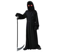Genérico Disfraz de Segador para Niños Disfraz De Segador Para Rol | Ropa de disfraz de Halloween Para cosplayers, carnaval, mascaradas, obras escolares, eventos temáticos, sesiones de fotos y