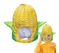 Genérico Disfraz De Sombrero Maíz Cabeza Dulce - Divertidos Sombreros ComidaFelpa | Gorros Creativos Realistas Para AcciónGracias, Cosplay, Disfraces Na