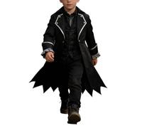 Genérico Disfraz Gótico Niño Chaqueta Gótica Oscura Elegante Para Niños Atuendo De Cosplay Y Actuación Formal Para Niños De 2 A 7 Años