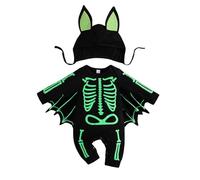 Genérico Disfraz Halloween Bebé Disfraz Murciélago Bebé Mi Primer Disfrazs de Halloween Conjunto Bebés Disfraces Halloweens para Recién Nacidos Traje Halloweens Bebés 0-18 Meses