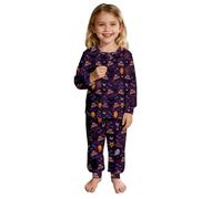 Genérico Disfraz Halloween NiñA,Casuales con Estampado Adorable para NiñAs De 2 A 10 AñOs para OtoñO E Invierno