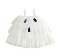 Genérico Disfraz Halloween NiñA Vampira - Enchanting Halloween Girls Dress Layered Tank Dress For Kids With Adorable Perfect For Parties And Photoshoots