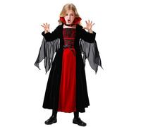 Genérico Disfraz Halloween Niños Vestido De Reina Demonio Y Malvada Para Niña Disfraz De Cosplay Terror Y Fiesta Carnaval Para Actuación Escolar Juego Rol Conjunto Elegante Fantasia Osc
