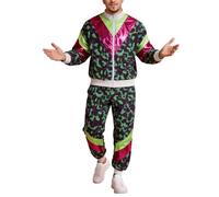 Genérico Disfraz Hombre Carnaval Espacio Leopard Print Ópera Escenario Para Hombre Adulto Estilo Galáctico Y Rockero Con Estampado De Leopardo Y Botas Altas.