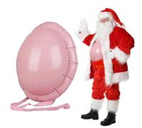 Genérico Disfraz Inflable De Papá Noel Con Gran Barriga, Barriga Falsa Ajustable Para Embarazadas, Relleno Para Traje De Cosplay De B-arriga G-orda, Accesorios De B-arriga Cervecera De Papá Noel