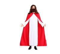 Genérico Disfraz Medieval Hombre Atuendo De Párroco Y Misionero Con Detalles De Cruz Dorada Para Fiestas De Disfraces Religiosas Traje De Cura Católico Para Hombre Con Cordones Ajustables